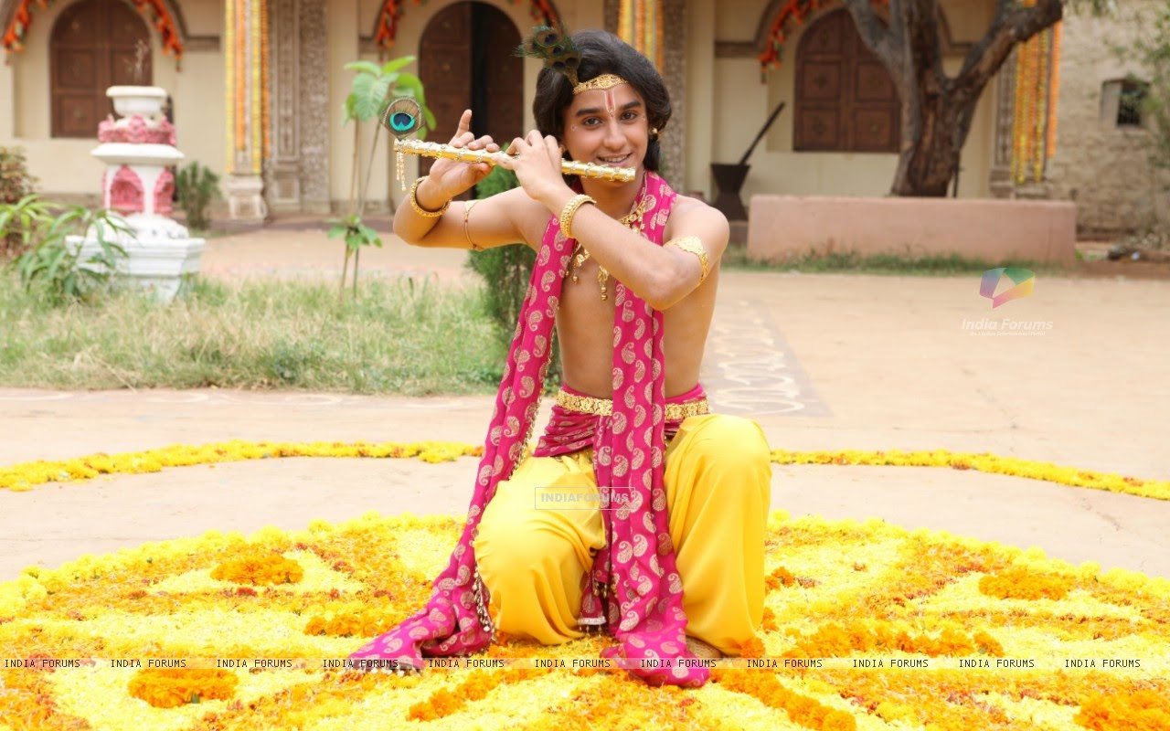 Krishna in Jai Shri Krishna - Wallpaper (Size:1280x800)
