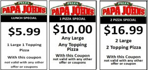 Papa Johns Coupon Codes, Promo codes and Coupons - 2020 Menu ...
