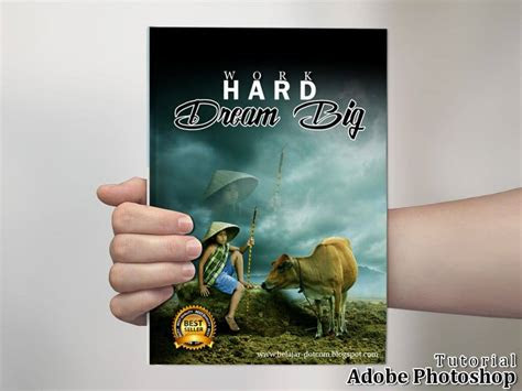 tutorial  membuat desain cover buku keren