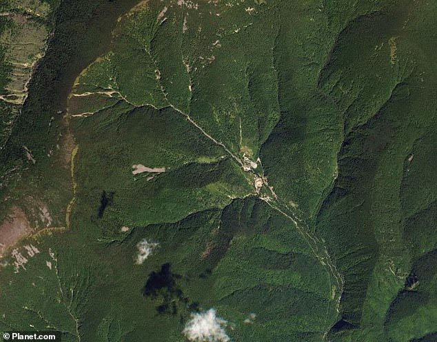 The last five of Pyongyang's six nuclear tests have all been carried out at the Punggye-ri nuclear test site (pictured) under Mount Mantap, in the north-west of the country