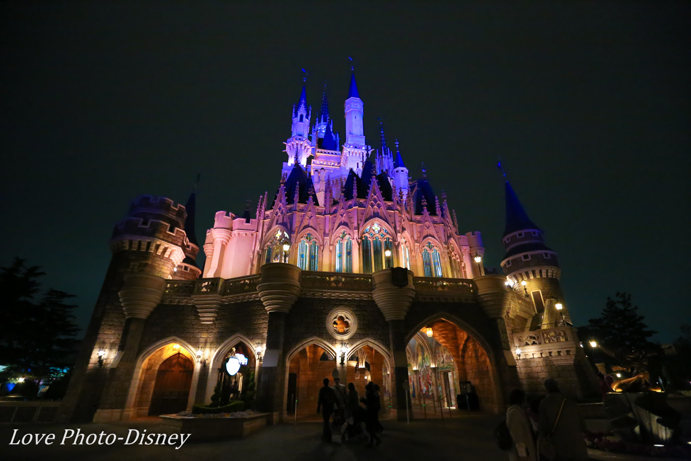 ディズニーランド ハートの女王バンケットホールとシンデレラ城 ｔｄｒ写真専科