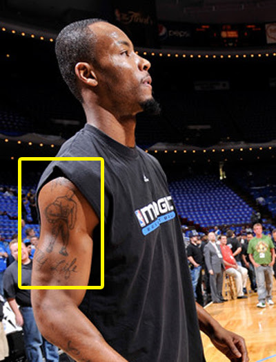 Rashard Lewis – Same stupid And1 tattoo