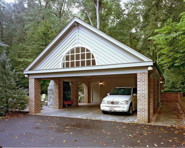 Storage Shed With Carport