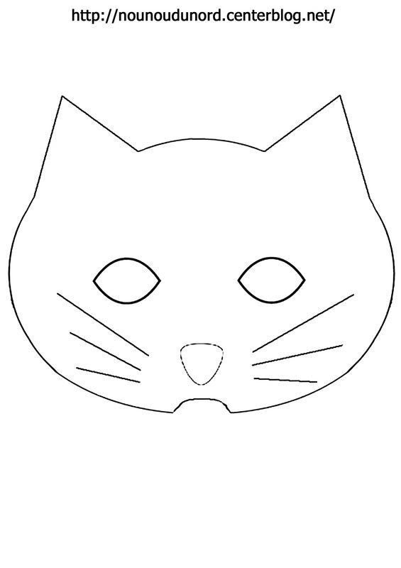 Masque Chat A Imprimer