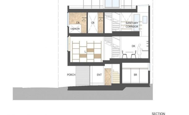 أنحف منزل في طوكيو