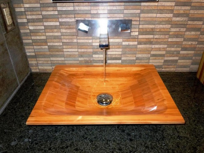 Fascinating Wooden Bathroom Sinks to Create a Classic Style