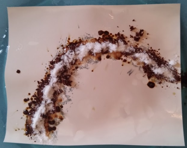 Caffenol chemigram initial state