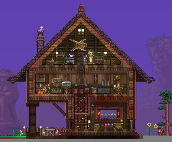 Terraria Wood House  Free Images at Clker.com - vector 
