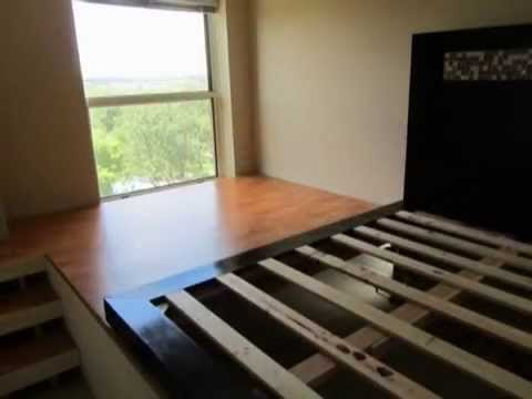 DIY Platform Bed and Storage - YouTube