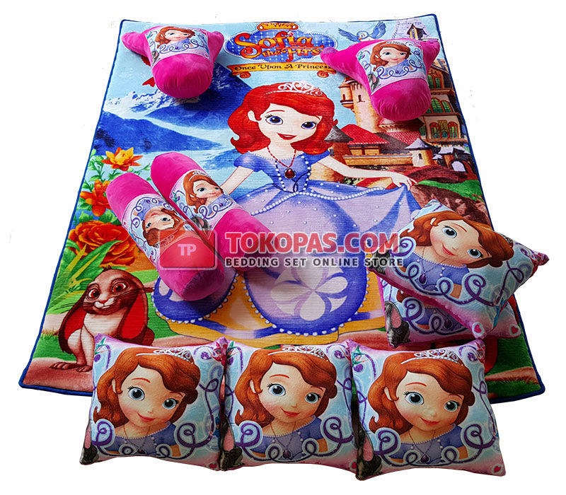 Karpet Selimut Full Set Karakter Murah