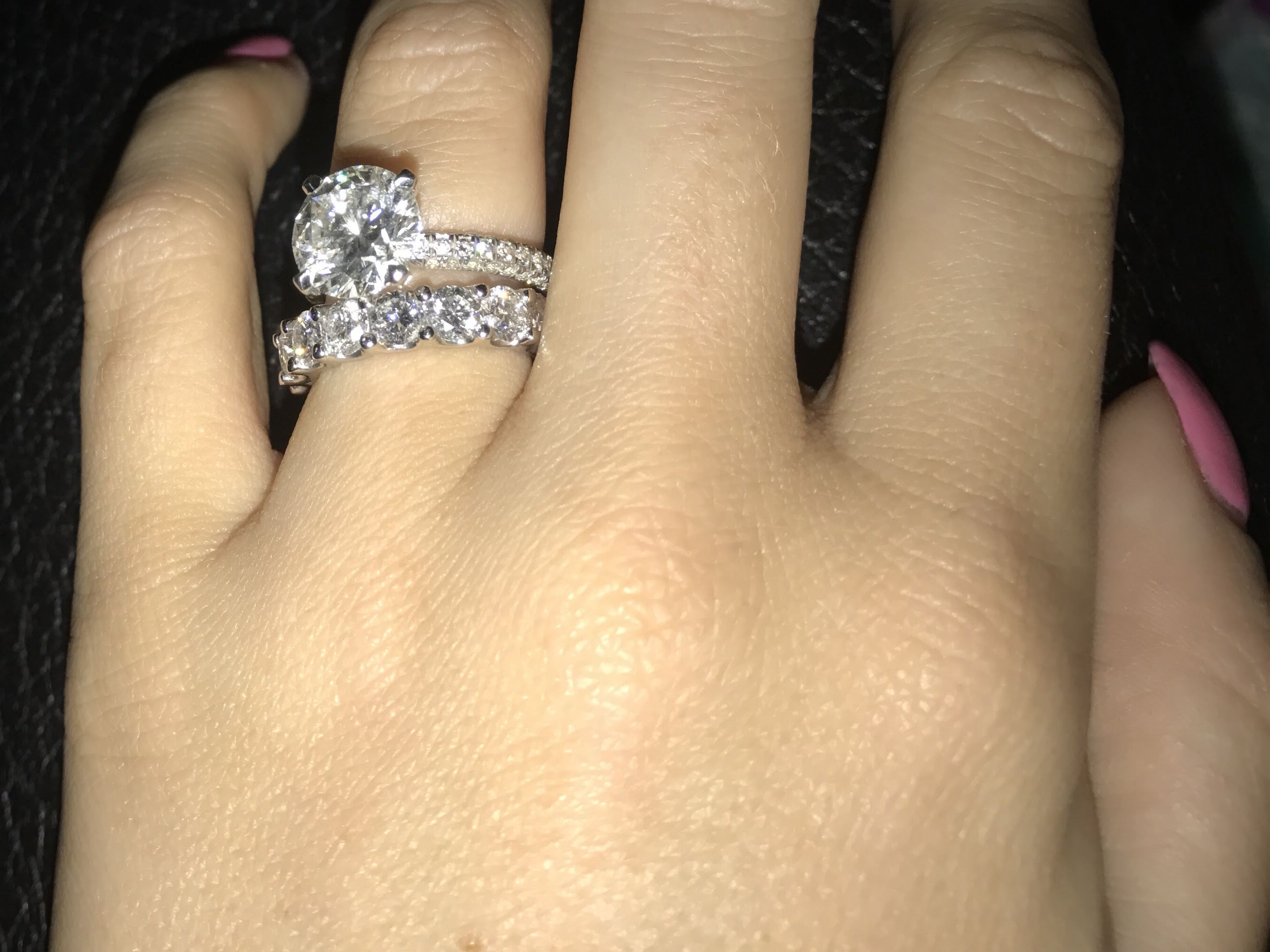 Engagement ring 3 56 carat with 4 carat eternity wedding Engagement ring 3 56 carat with 4 carat eternity wedding