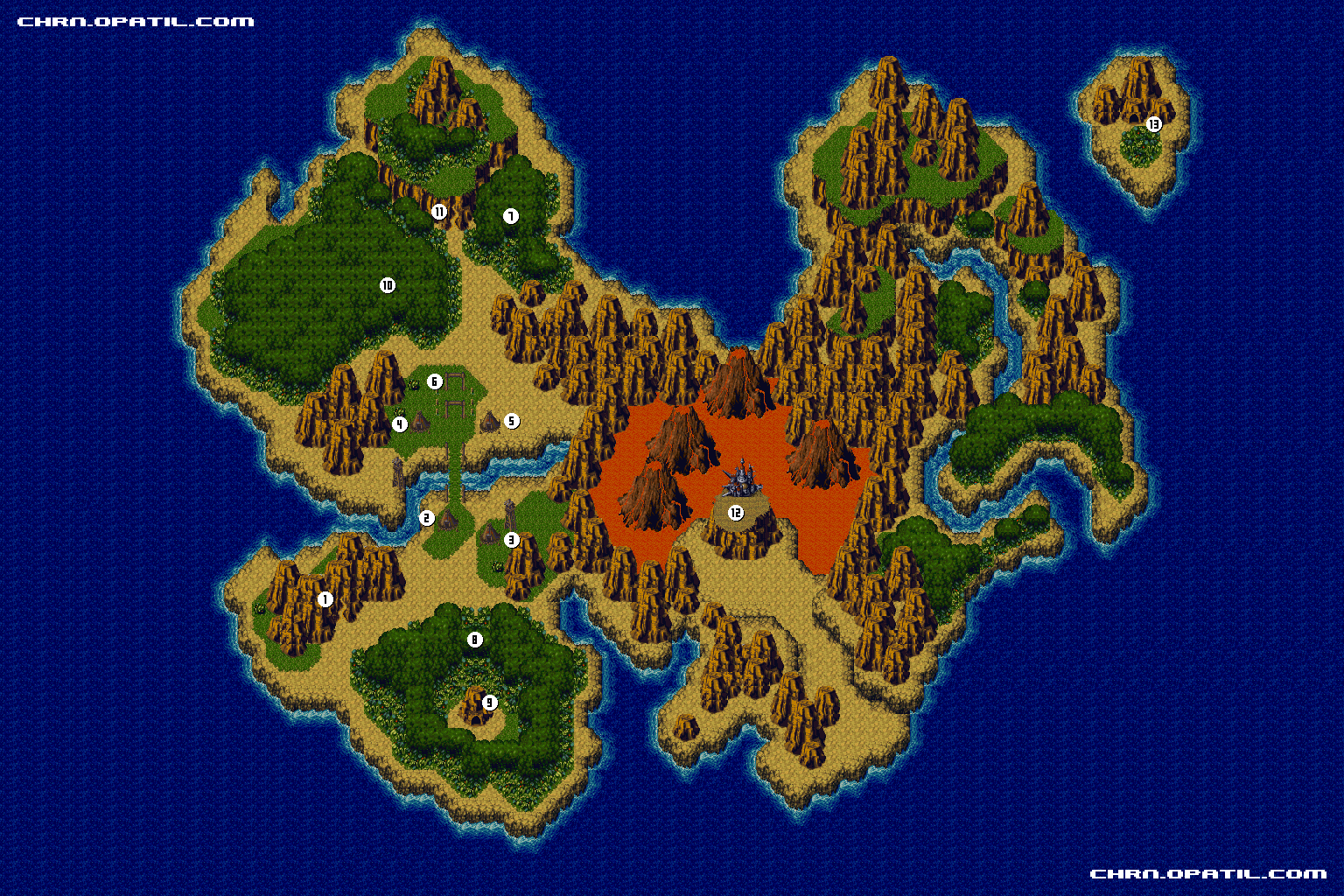 原始 b C 通常ワールドマップ クロノ トリガー 攻略 Chrono Trigger 攻略 ゲーム攻略メモ