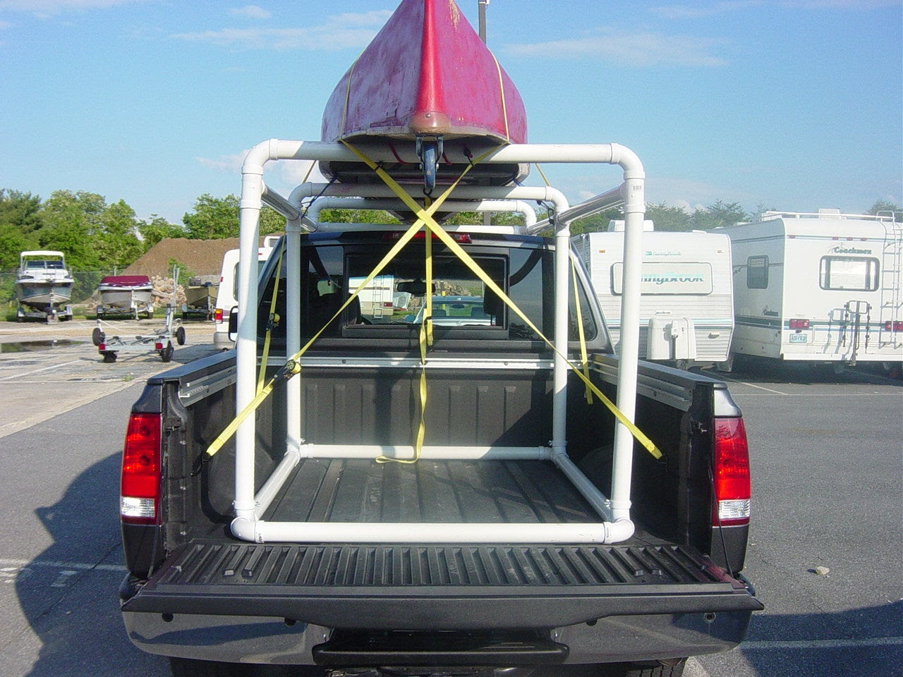Build your own canoe rack small truck