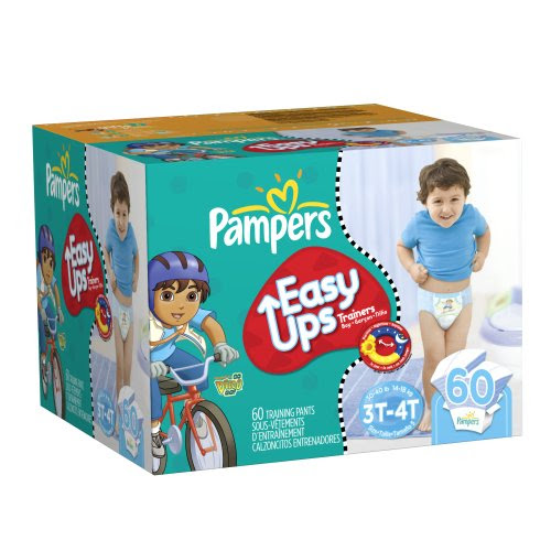 Deal of the Day on December 16, 2011 for Pampers Easy Ups Boys Size 3T-4T Diapers Big Pack 60 Count