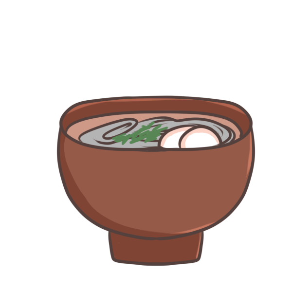 年越しそばのイラスト かわいいフリー素材が無料のイラストレイン