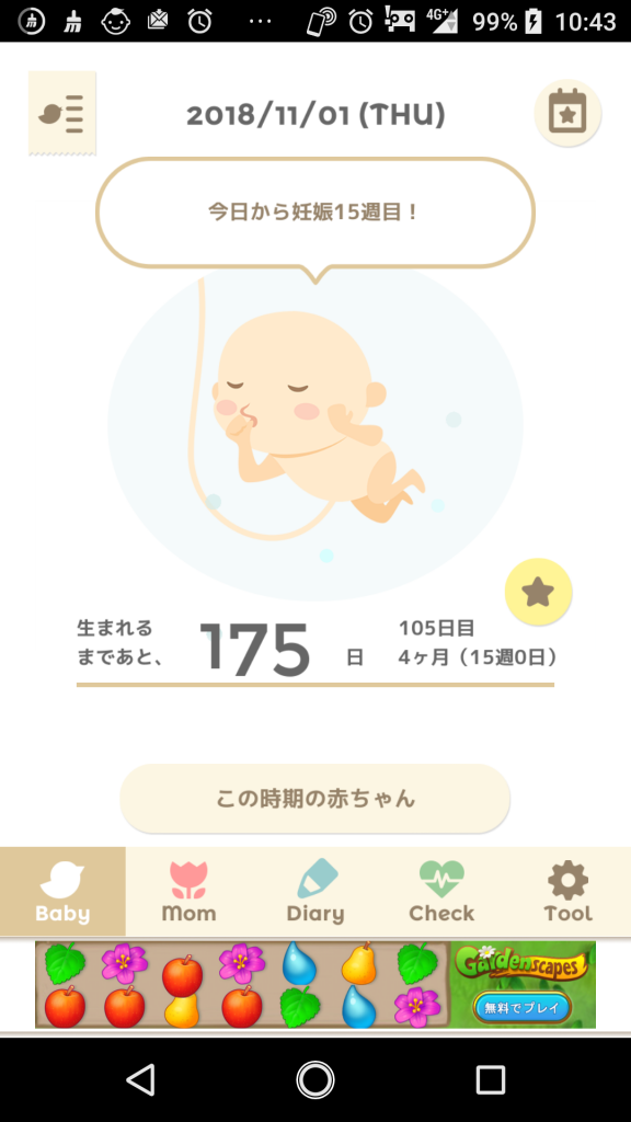 15週目と食事意識 考える兎