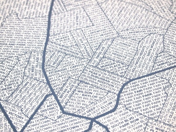 Dallas Neighborhood Map