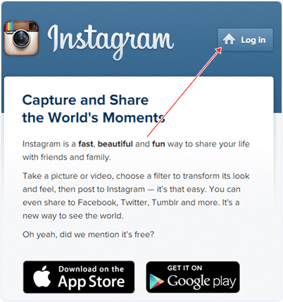 Instagram's-Website Instagram's-website