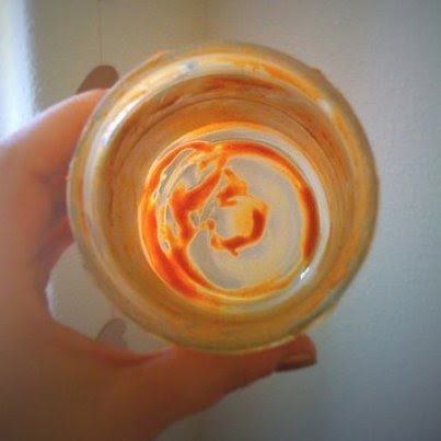 empty peanut butter