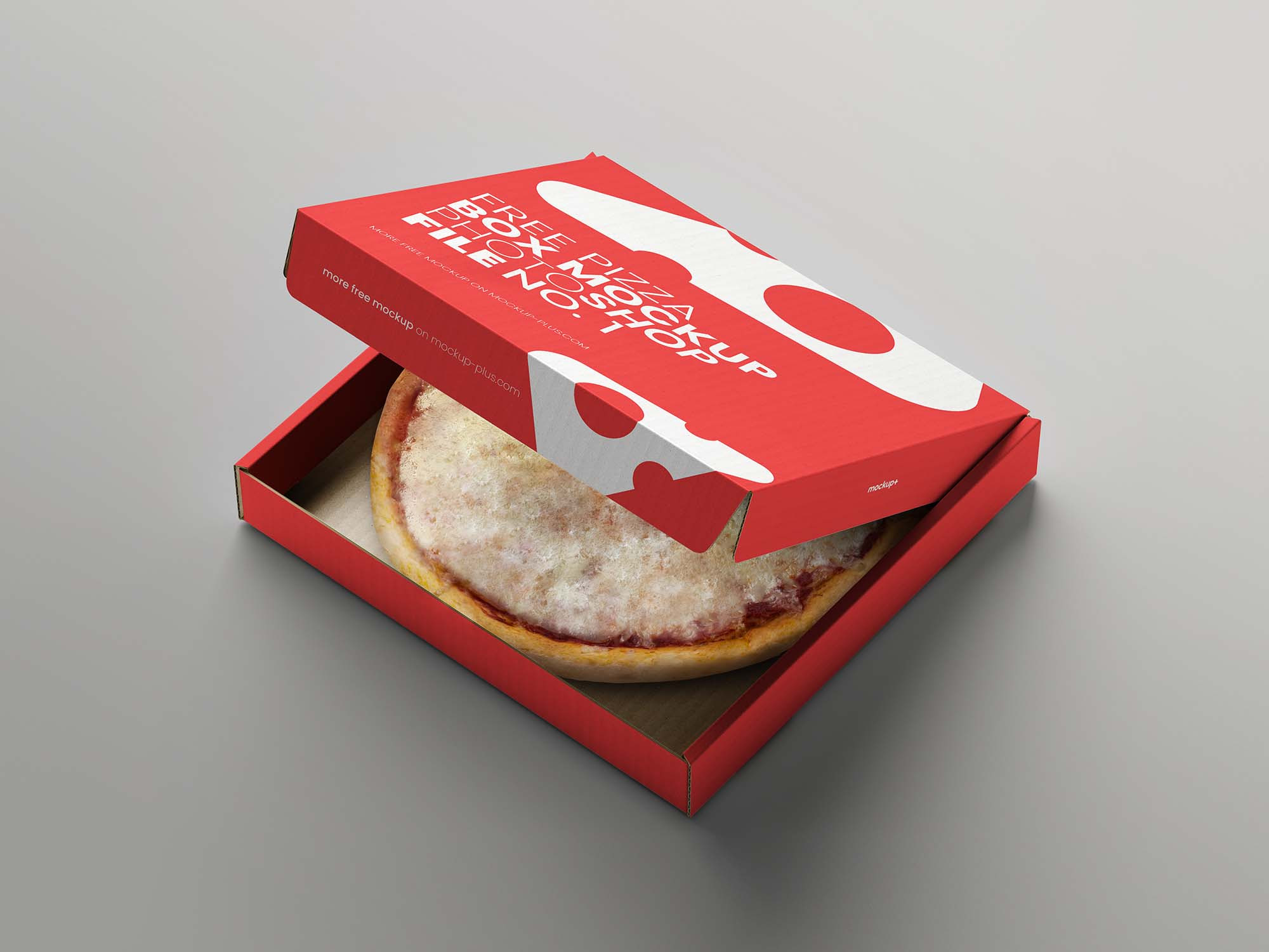 Download Free Opened Pizza Box Mockup Psd