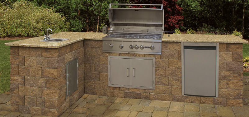 Cambridge Pavingstones - Cambridge Outdoor Kitchen Kit
