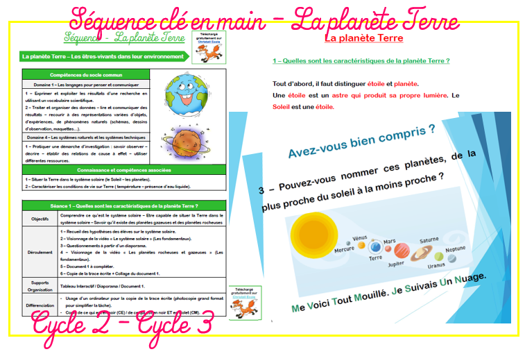 Séquence Clé En Main La Planète Terre Christallecole