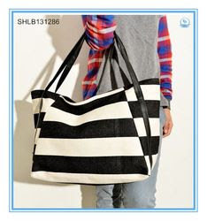... Large Stripe Laptop Bags Canvas Tote Bag,Blank Canvas Wholesale Tote