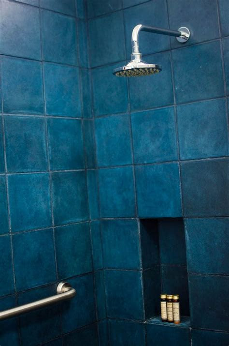 Modern hex pop blush 7.79 in. 54 dark bathroom tile ideas for the cool bathroom 2020