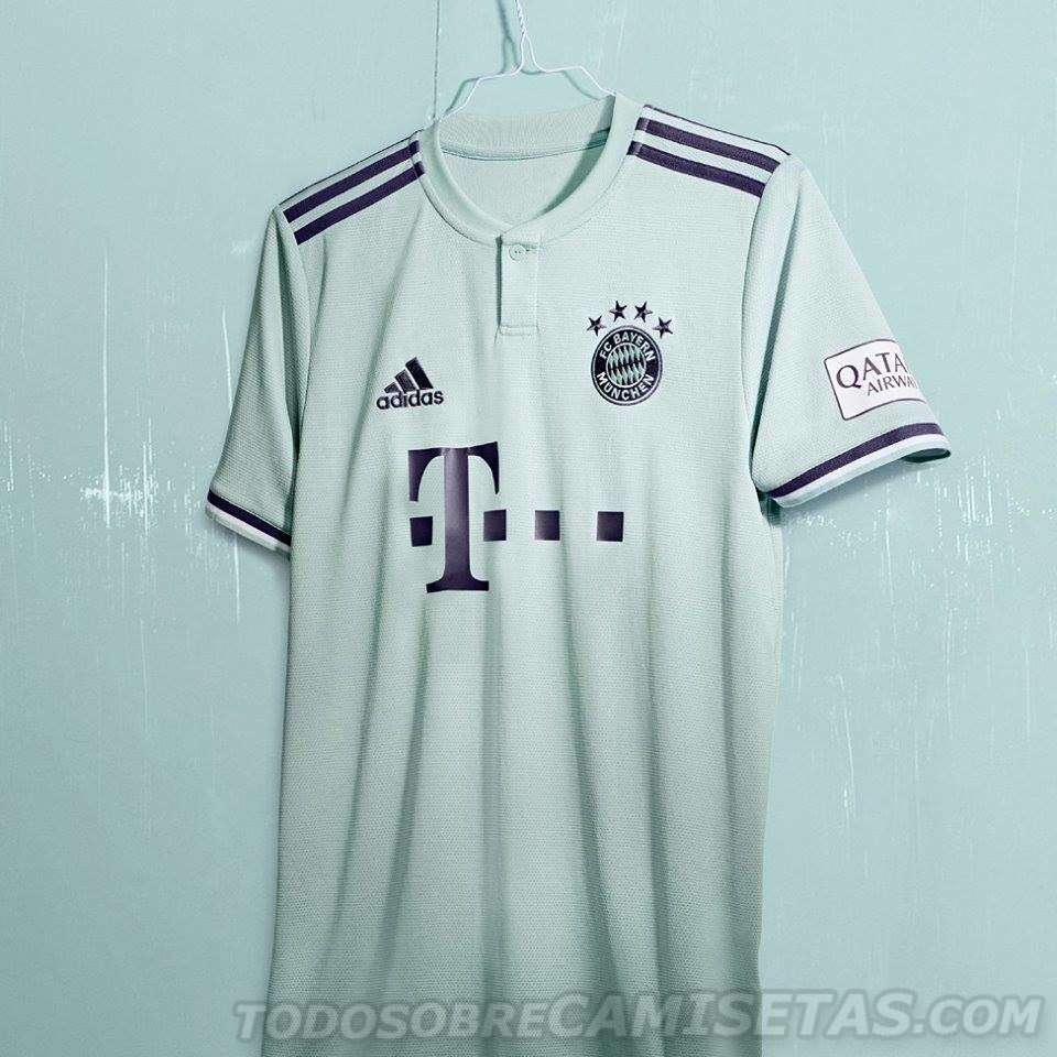 バイエルン ミュンヘン 18 19年adidas アウェイモデル正式リリース ありそうでなかった完全モノクローム Football Shirts Voltage Com サッカー各国代表 クラブユニフォーム