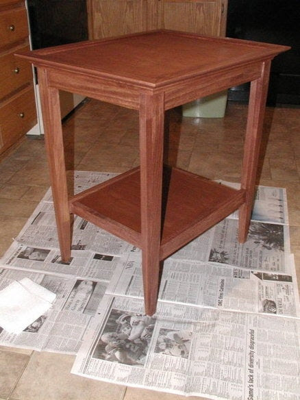 Woodworking plans for wooden end tables PDF Free Download