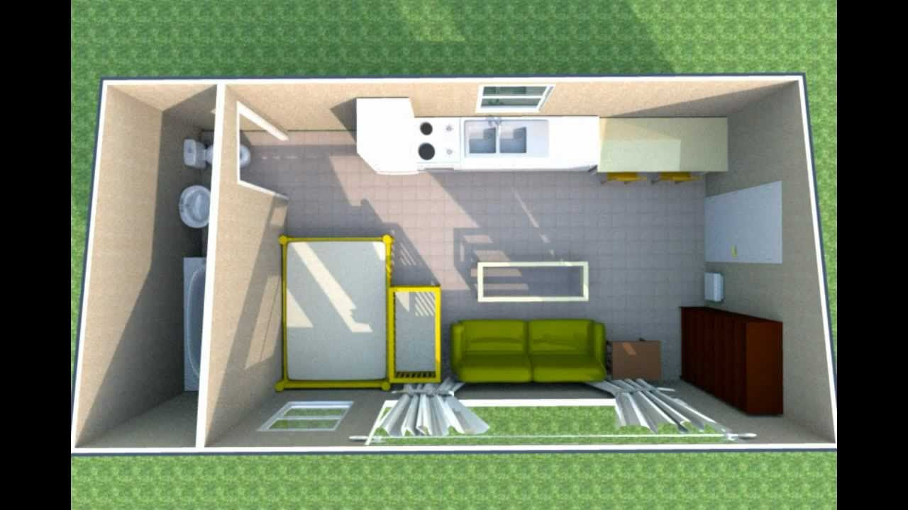 $2,000 Tiny Home Design 12 x 24 - Mortgage Free, Survive