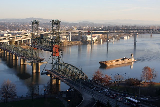 tug & barge, willamette river