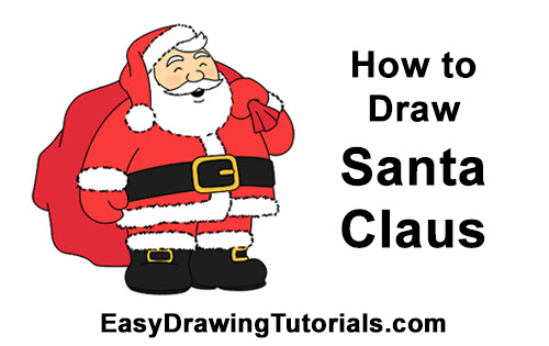 Christmas Drawing Santa At Getdrawingscom Free For