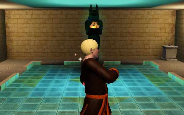 The Sims 3 World Adventures Photography: The Soulpeace Statue within the Egyptian Great Sphinx