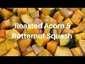 Baked Butternut Squash And Acorn Squash