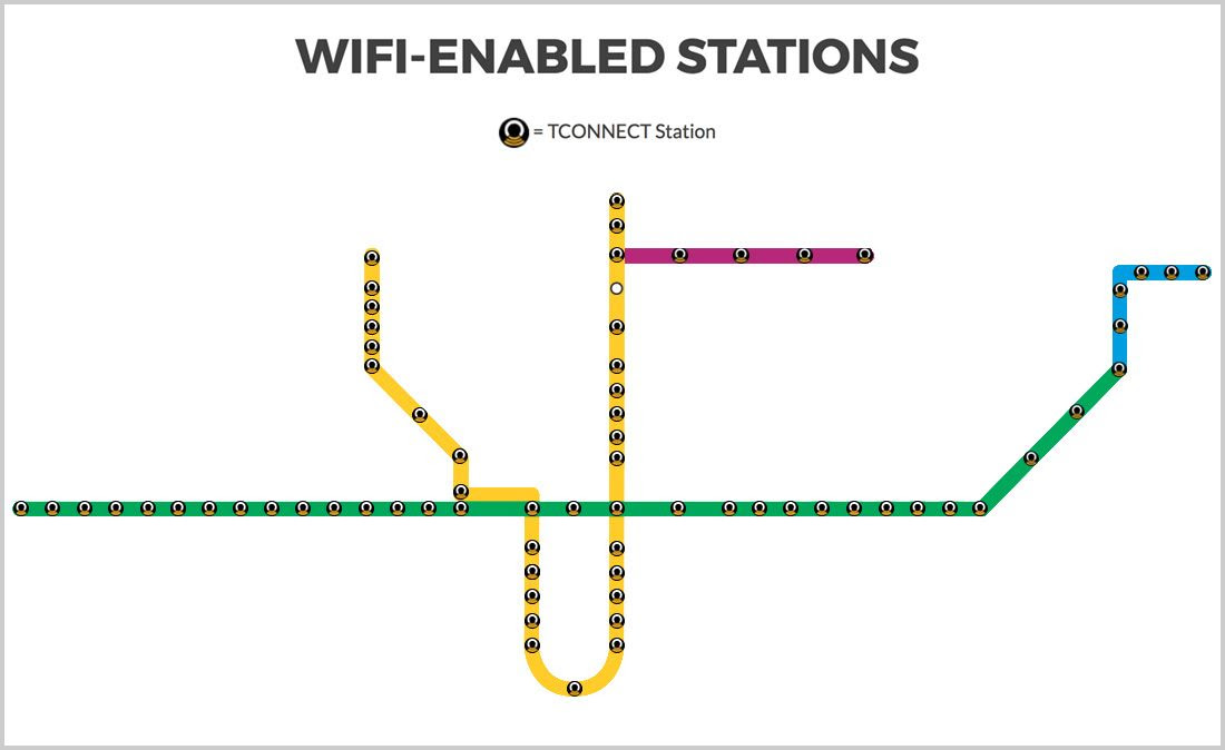 ttc wifi map