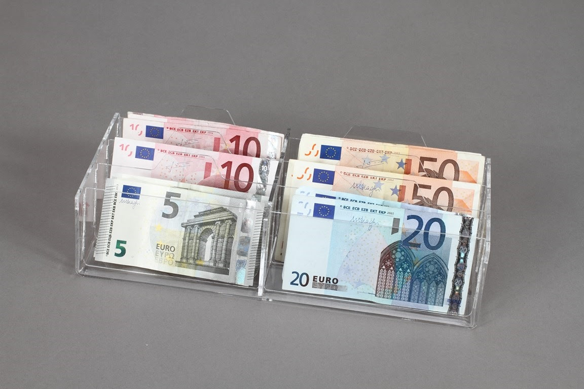 Porta banconote da cassetto