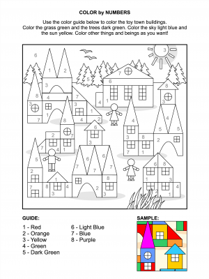Download Preschool Coloring Page - House - KidsPressMagazine.com