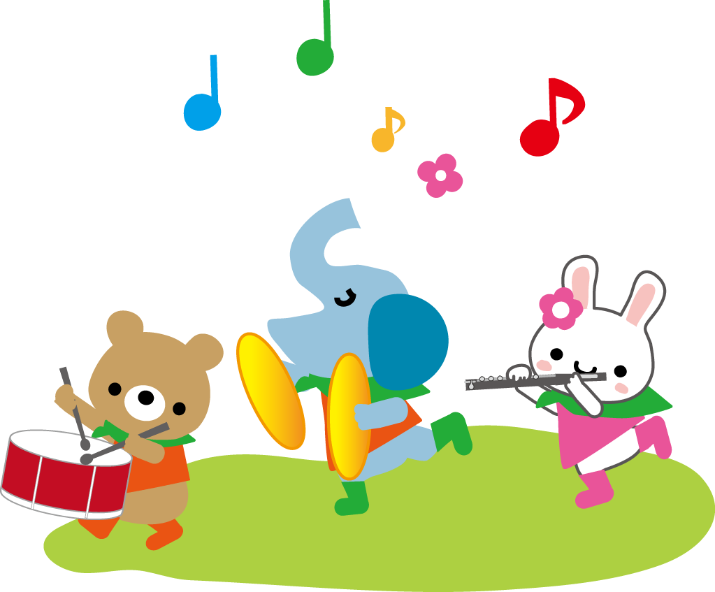 音楽隊 音楽会のイラスト 無料イラスト素材