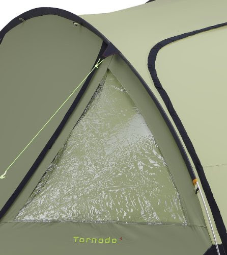 Gelert Tornado 4 Tent - Calliste Green/Sweet Pea/Charc