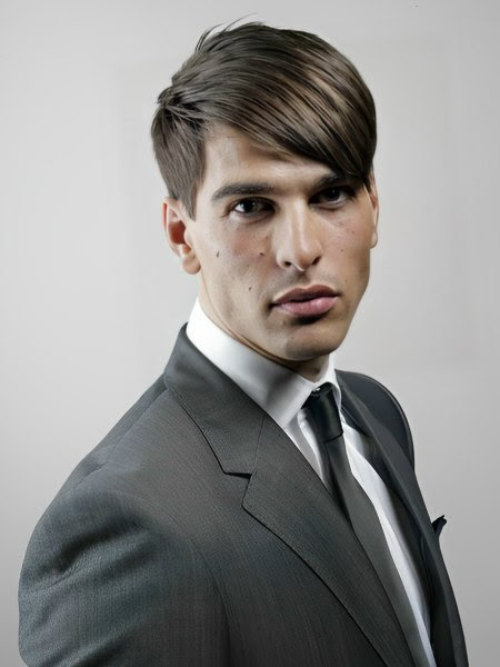 Hairdressing for a wearable and masculine men's fashion 