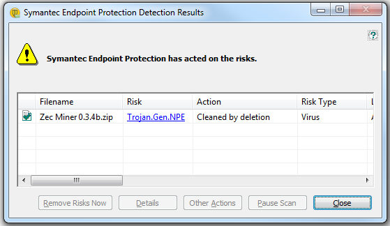 Ebwf Cuda Miner Virus Falsely Detected By Google Symantec Zec - 