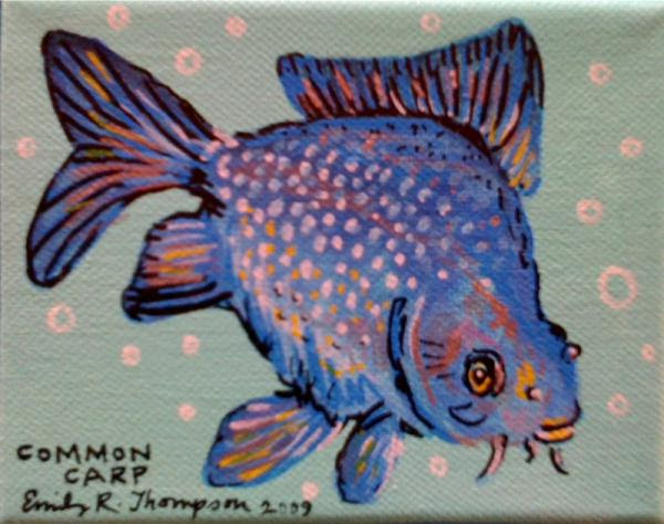 common carp. Common Carp Painting - Common