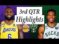 Los Angeles Lakers vs. Milwaukee Bucks Full Highlights 3rd QTR | Dec 2 | 2022 NBA Season
