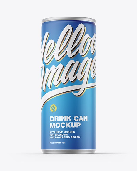 Download Download Metallic Can w/ Matte Finish Mockup - Can Mockups free packaging mockups from the trusted websites.