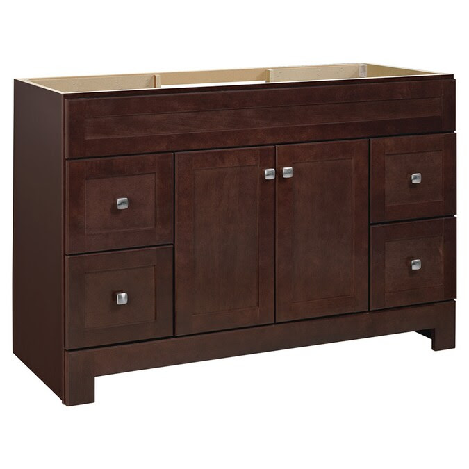 Style Selections Alstead Espresso Traditional Bathroom ...