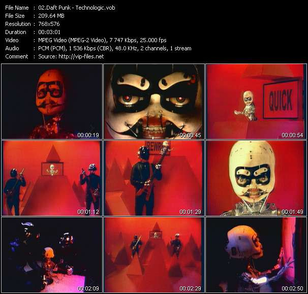 Daft Punk Music Video Clips Vob Collection