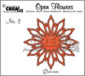 Open Flower stans nr. 2 / Open Flower die no. 2
