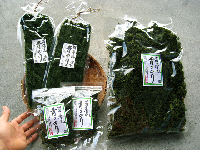 あおさのり 四万十川産ひとえぐさ 青さノリは川海苔の定番 レシピも様々料理に ギフト通販ショッピング高知オレンジハートのくだもの屋