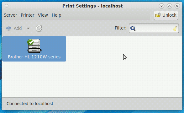 brother printer linux
